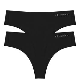 Invisible Thong 3-pack Black