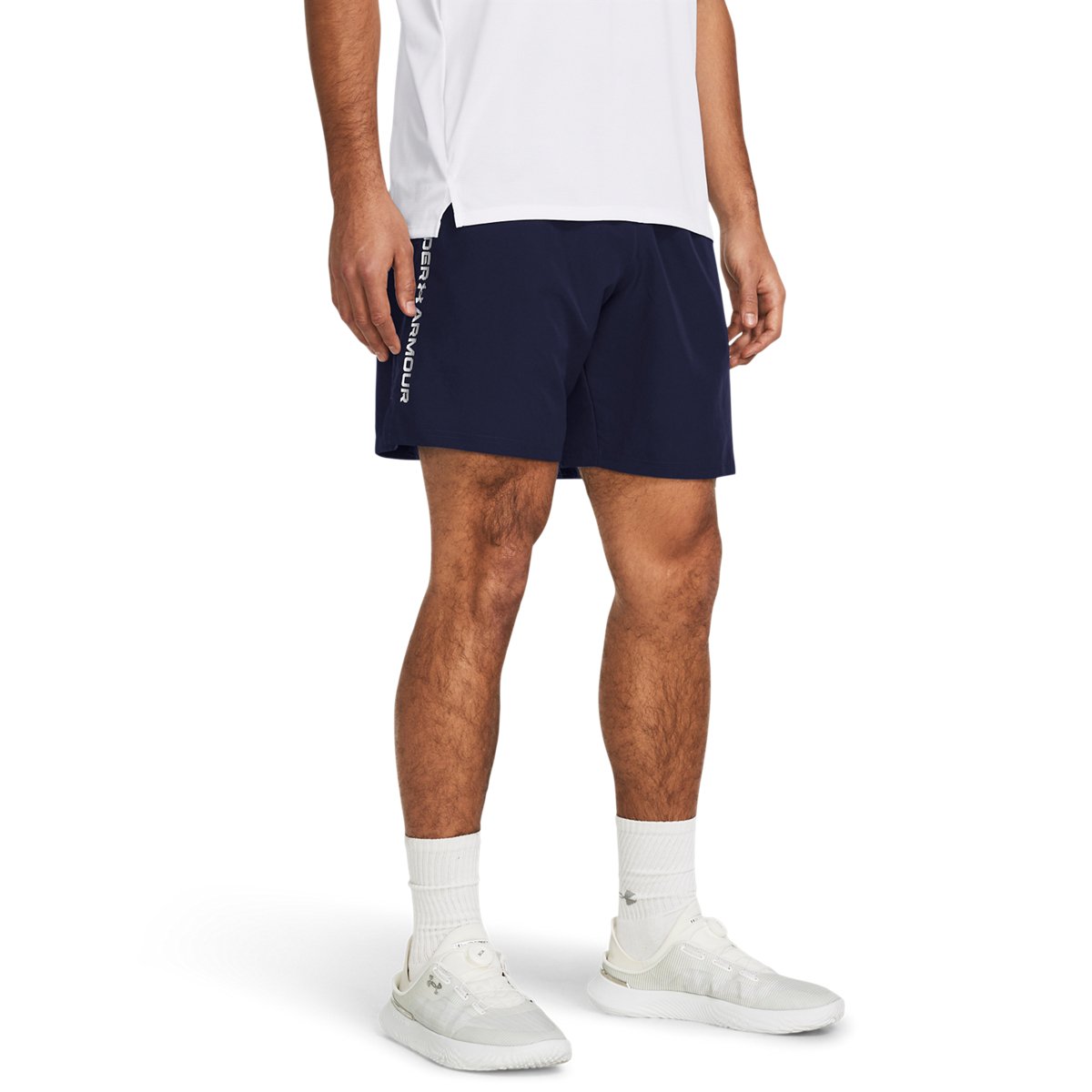 Men's UA Tech Woven Wordmark Shorts Blue L, Blue