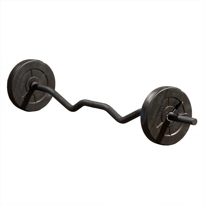 Iron Gym 23kg Adjustable Curl Bar Set